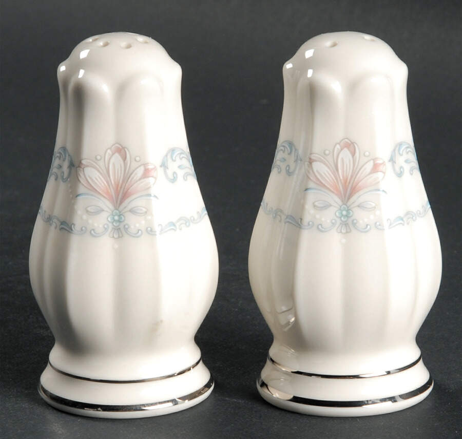 Crown Flower Salt & Pepper Set by Noritake-1