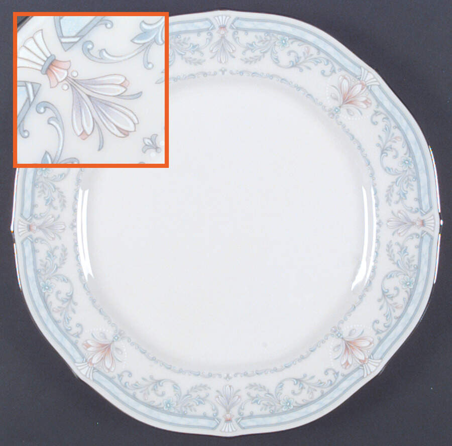 Crown Flower Dinner Plate by Noritake-1