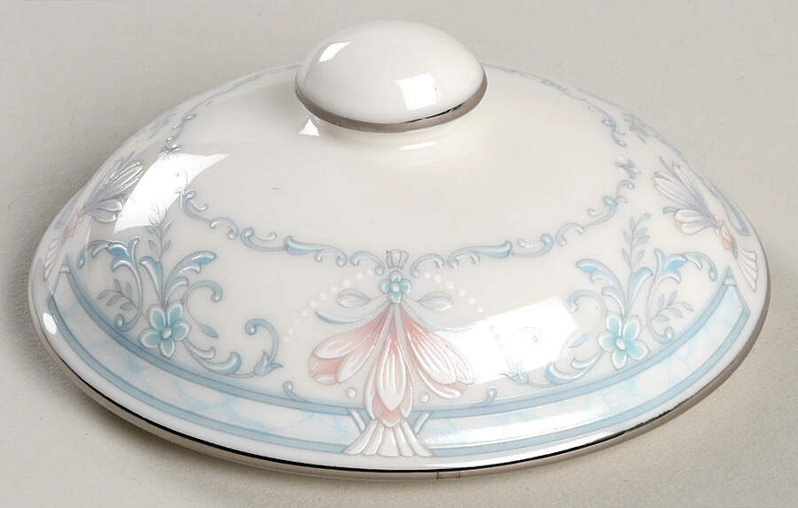 Crown Flower Lid for Sugar Bowl by Noritake-1