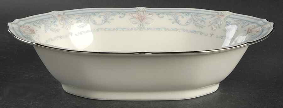 Crown Flower 10" Oval Vegetable Bowl by Noritake-1