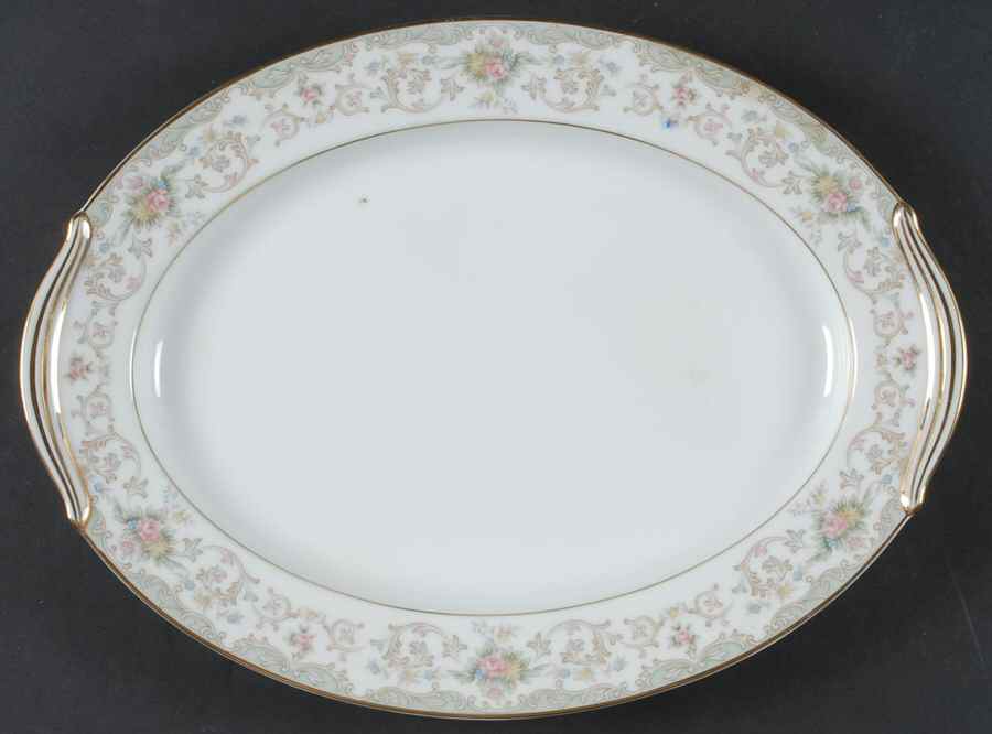 Croydon 13" Oval Serving Platter by Noritake-1