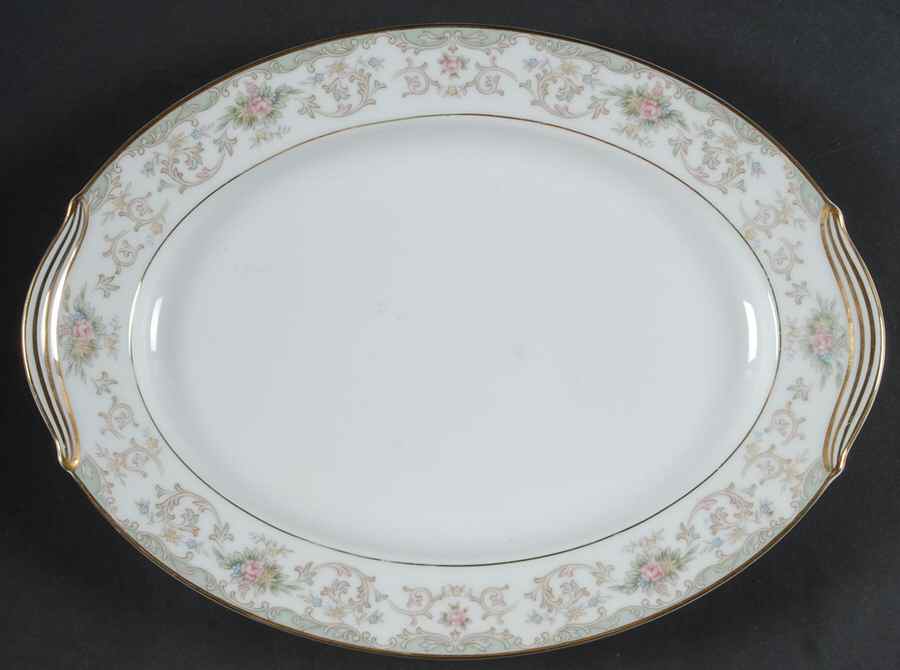Croydon 12" Oval Serving Platter by Noritake-1