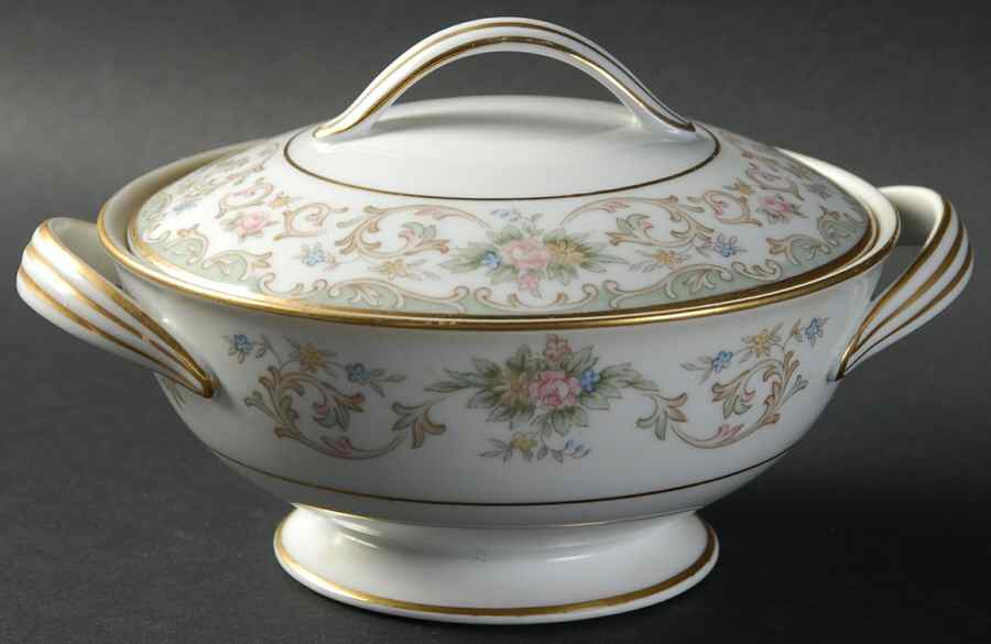 Croydon Sugar Bowl & Lid by Noritake-1