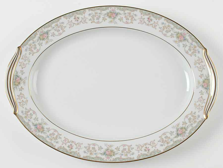 Croydon 16" Oval Serving Platter by Noritake-1