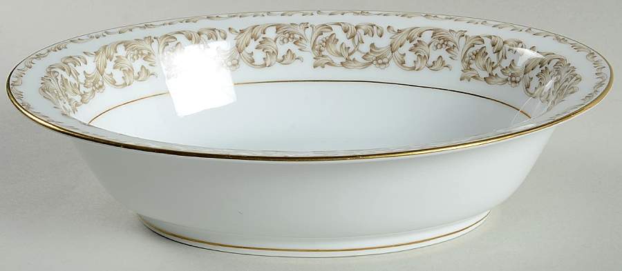 Cromwell 10" Oval Vegetable Bowl by Noritake-1