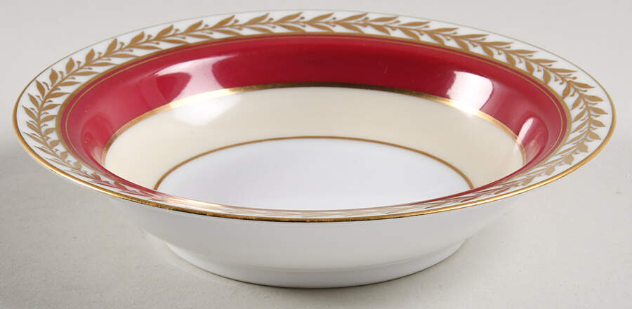 Crome Rim Fruit/Dessert (Sauce) Bowl by Noritake-1