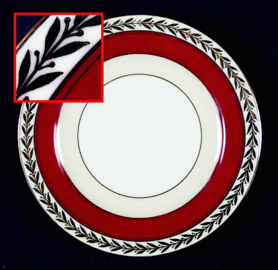 Crome Bread & Butter Plate by Noritake-1