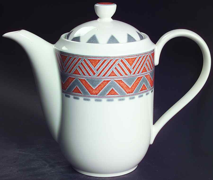 Crossways Tea/Coffee Pot & Lid by Noritake-1