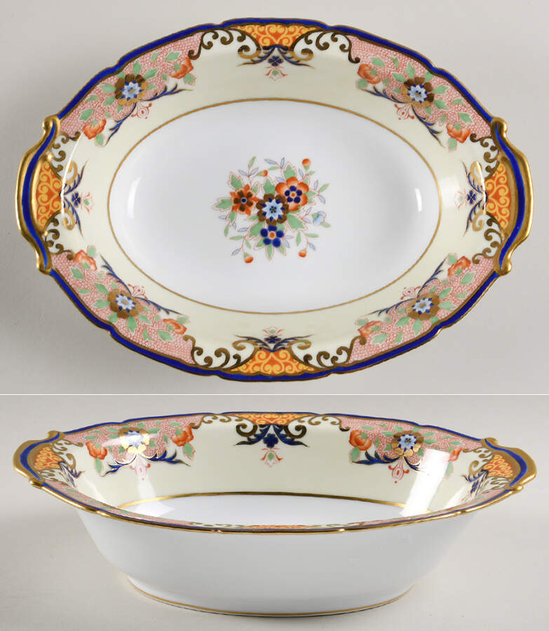 Crowndalia 10" Oval Vegetable Bowl by Noritake-1