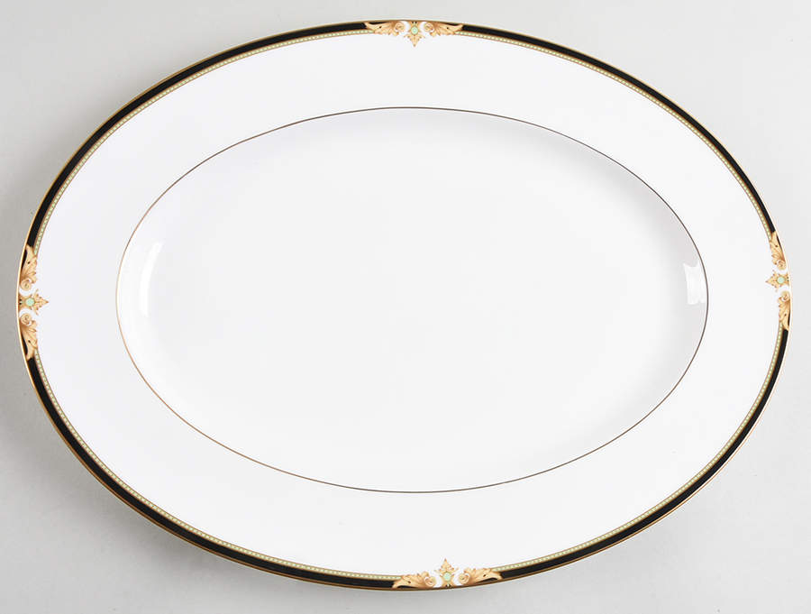Crownpointe 16" Oval Serving Platter by Noritake-1