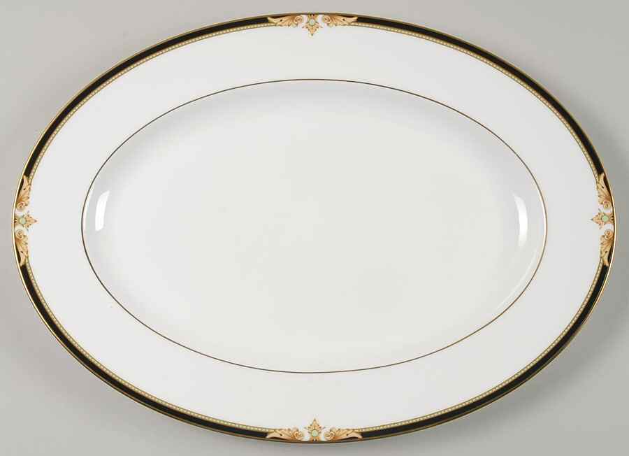 Crownpointe 14" Oval Serving Platter by Noritake-1