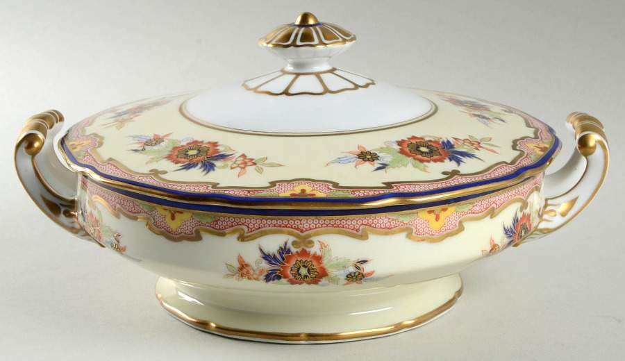 Crowndora Round Covered Vegetable by Noritake-1