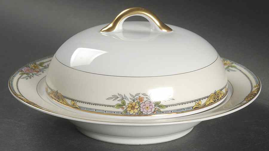 Croydon Round Covered Butter by Noritake-1