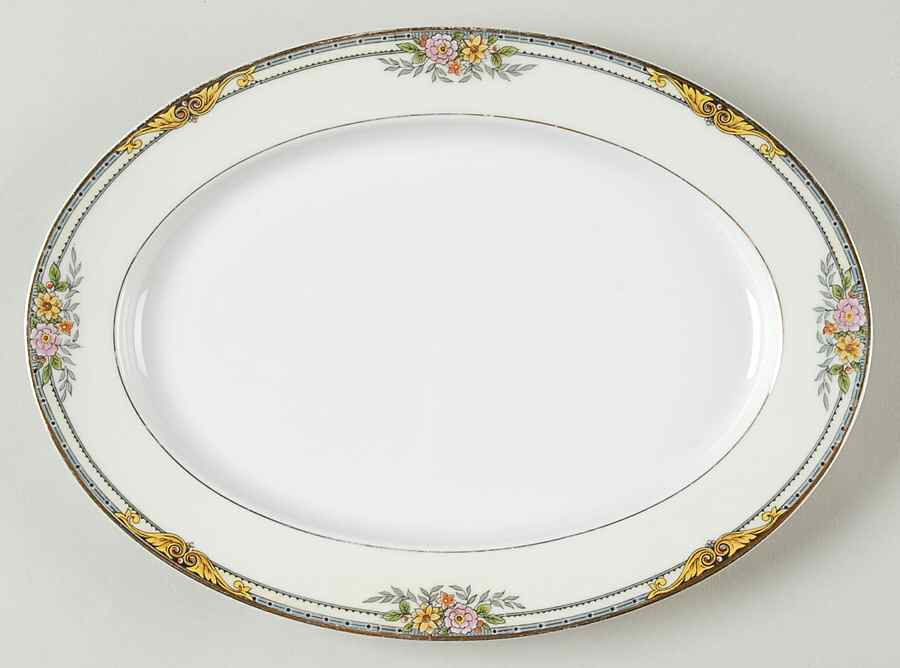 Croydon 10" Oval Serving Platter by Noritake-1