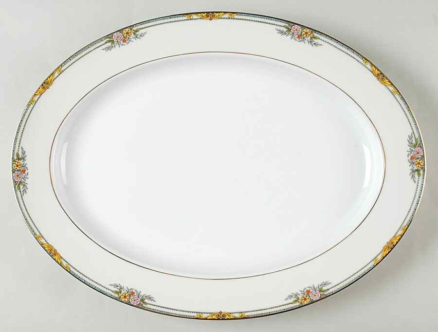 Croydon 16" Oval Serving Platter by Noritake-1