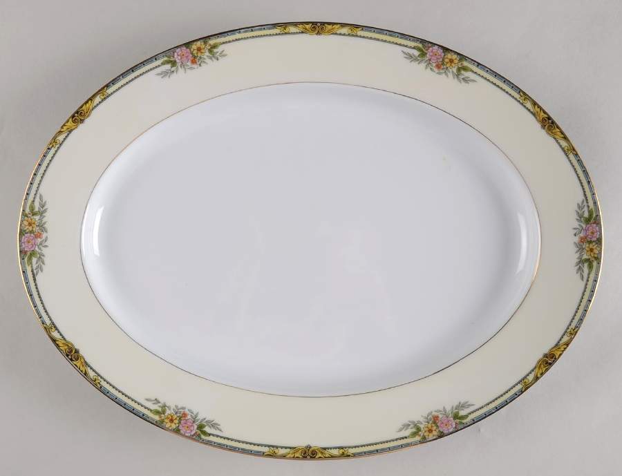 Croydon 13" Oval Serving Platter by Noritake-1