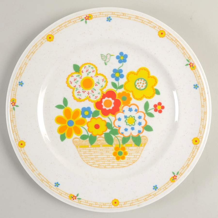 Crazy Quilt Dinner Plate by Noritake-1