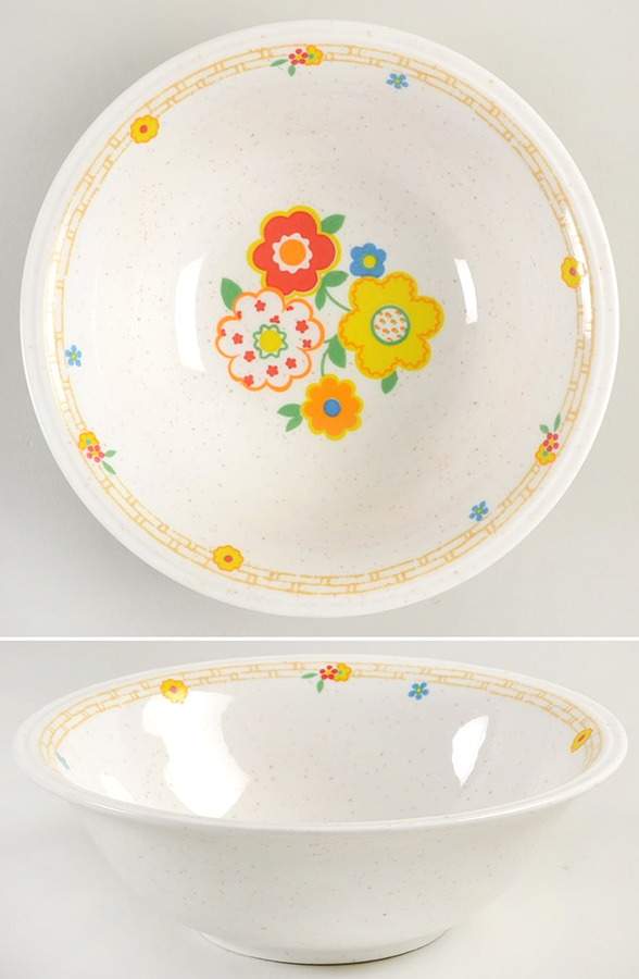Crazy Quilt Coupe Cereal Bowl by Noritake-1