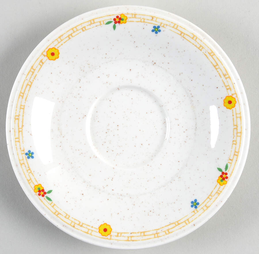 Crazy Quilt Saucer by Noritake-1