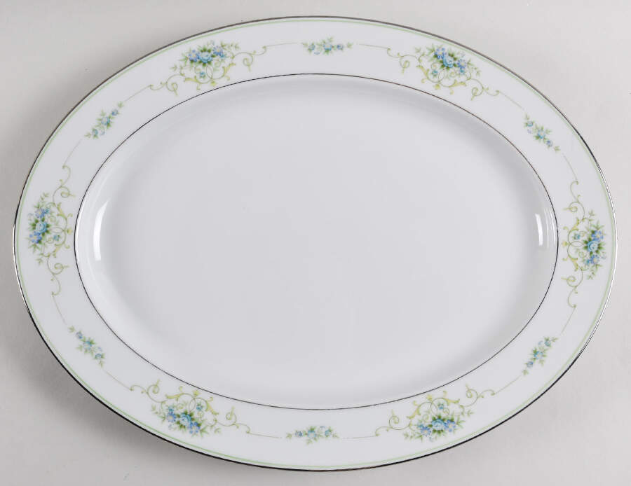 Culeton 16" Oval Serving Platter by Noritake-1