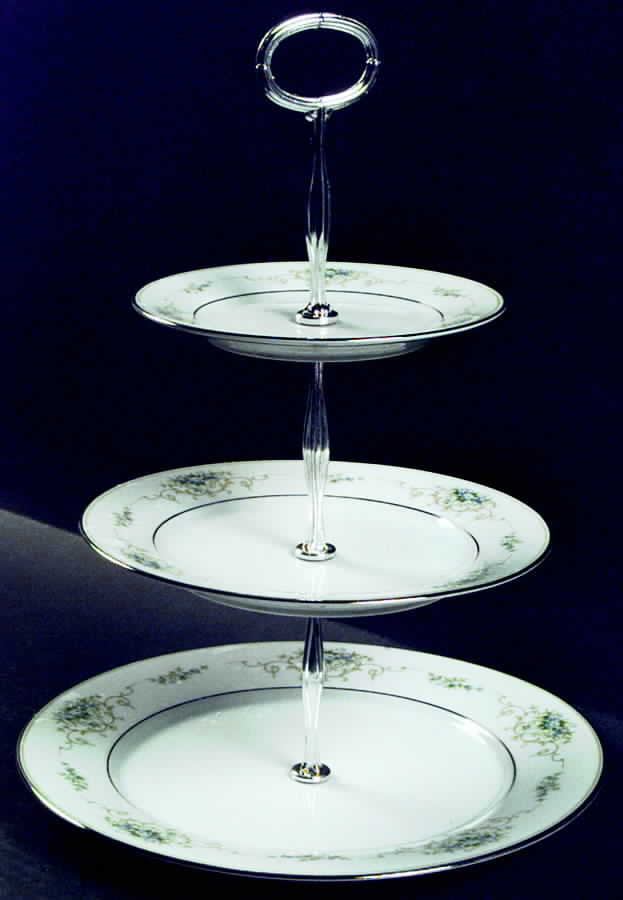 Culeton 13 7/8"-14 1/4" 3-Tiered Serving Tray(DP,SP,BB) HC by Noritake-1