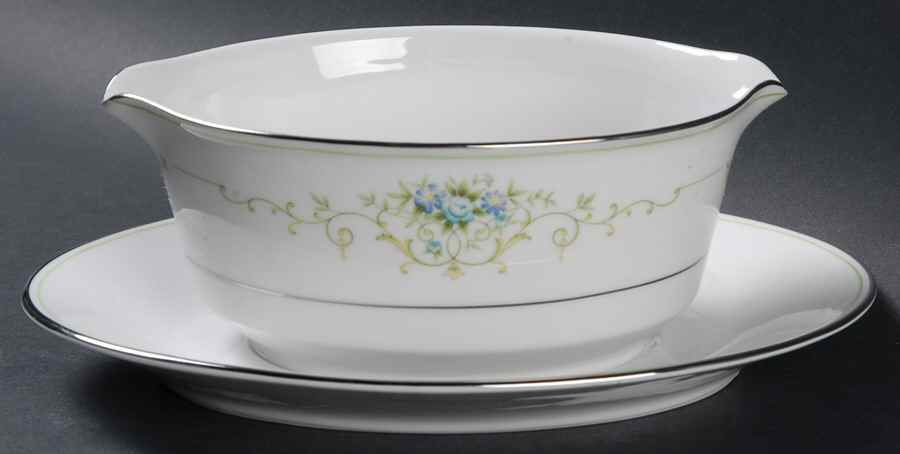Culeton Gravy Boat with Attached Underplate by Noritake-1