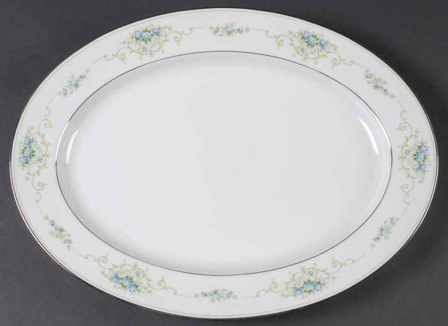 Culeton 13" Oval Serving Platter by Noritake-1