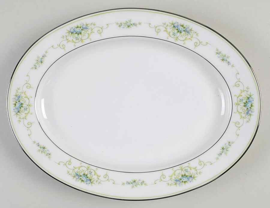 Culeton 11" Oval Serving Platter by Noritake-1
