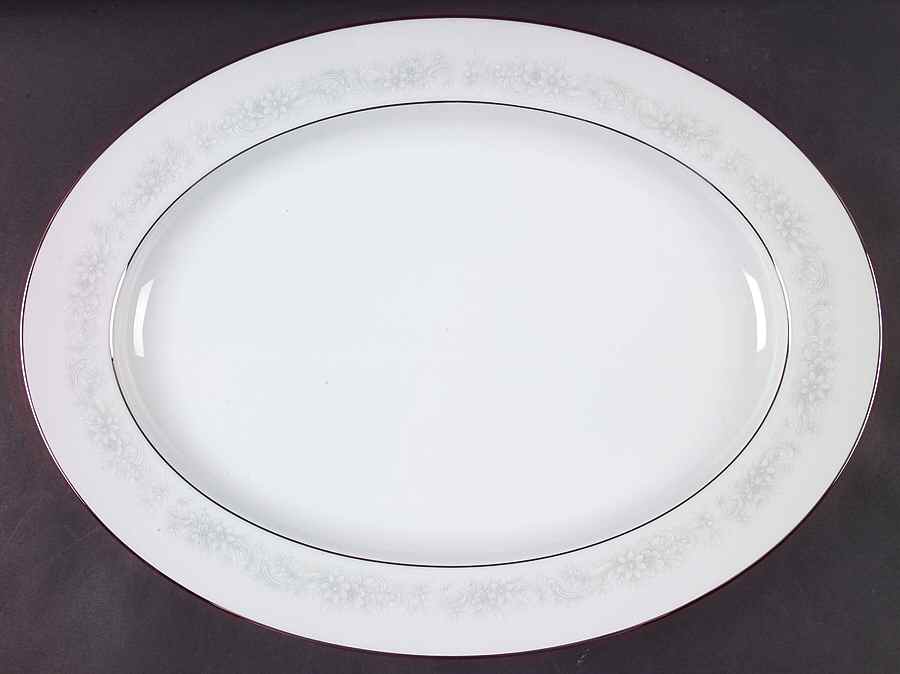 Cumberland 16" Oval Serving Platter by Noritake-1