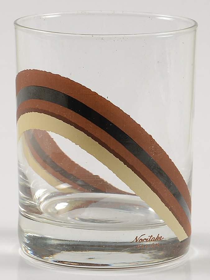 Cycle Brown Glassware Double Old Fashioned by Noritake-1