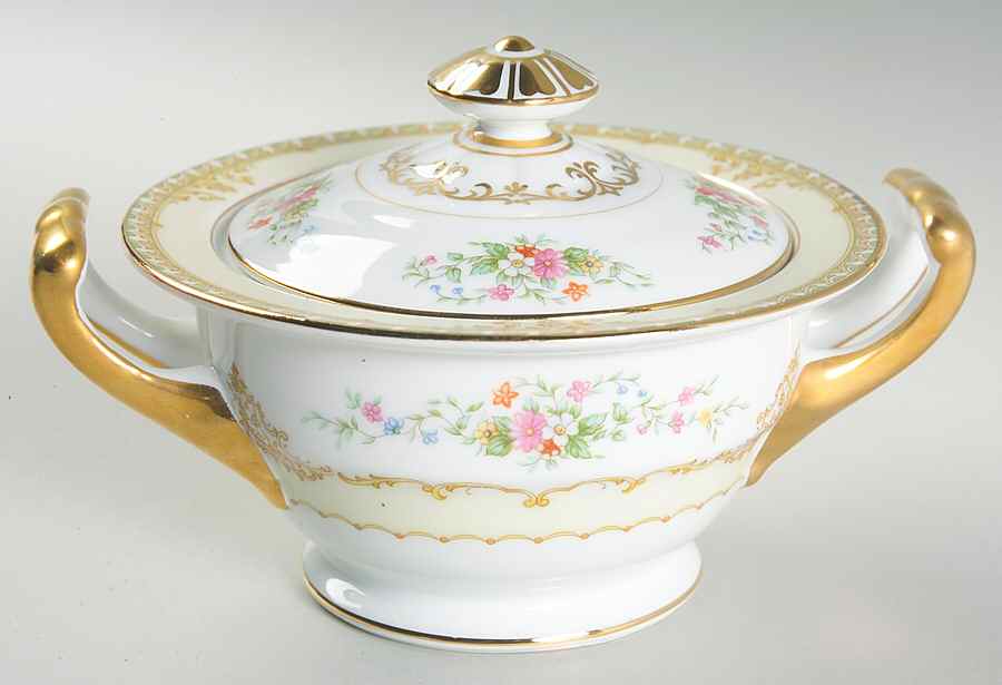 Cyclops Sugar Bowl & Lid by Noritake-1