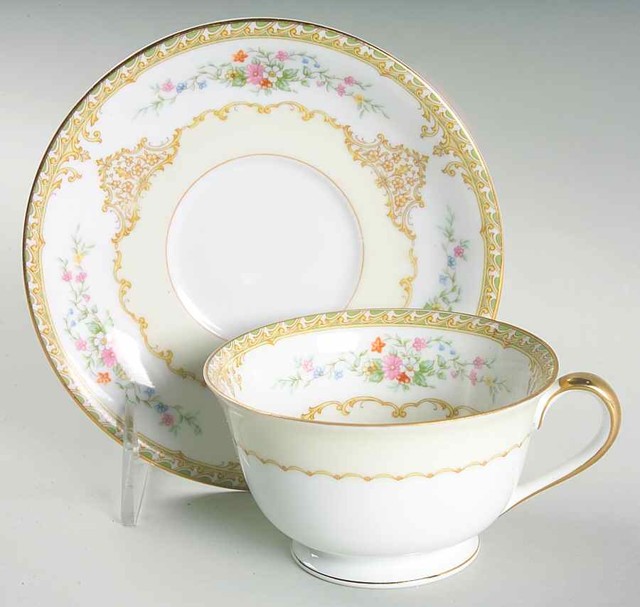 Cyclops Footed Cup & Saucer Set by Noritake-1