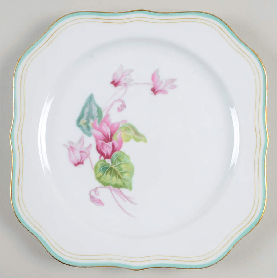 Cyclamen Square Salad Plate by Noritake-1