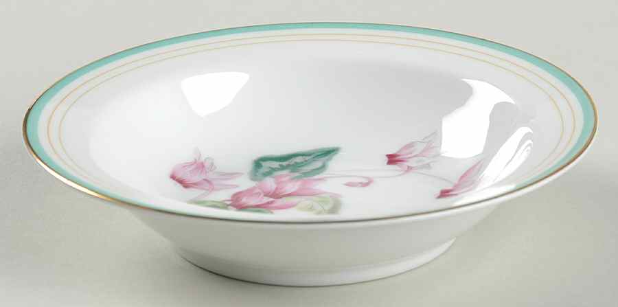 Cyclamen Rim Fruit/Dessert (Sauce) Bowl by Noritake-1