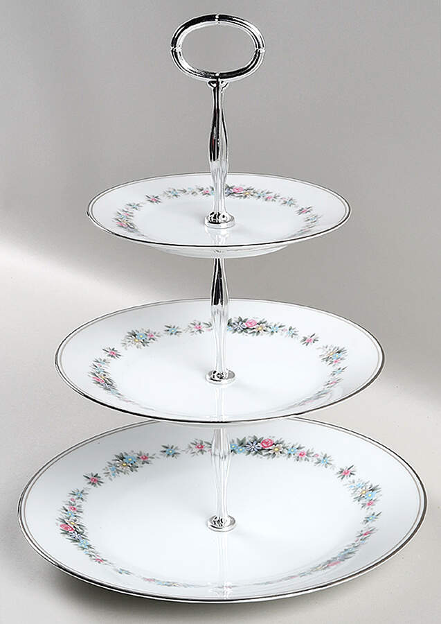 Cynthia 13 7/8"-14 1/4" 3-Tiered Serving Tray(DP,SP,BB) HC by Noritake-1