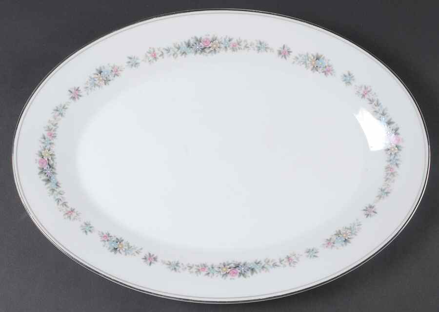 Cynthia 16" Oval Serving Platter by Noritake-1