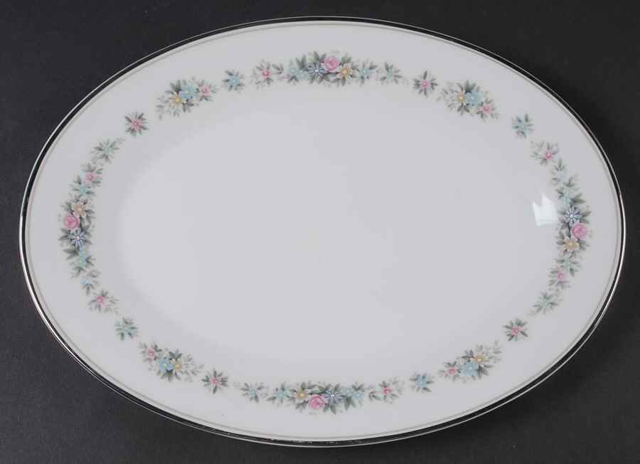 Cynthia 12" Oval Serving Platter by Noritake-1