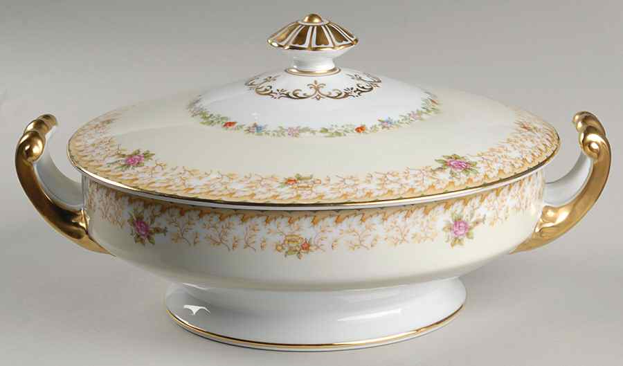 Cynthia Round Covered Vegetable by Noritake-1