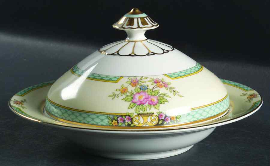 Cyrano Round Covered Butter by Noritake-1