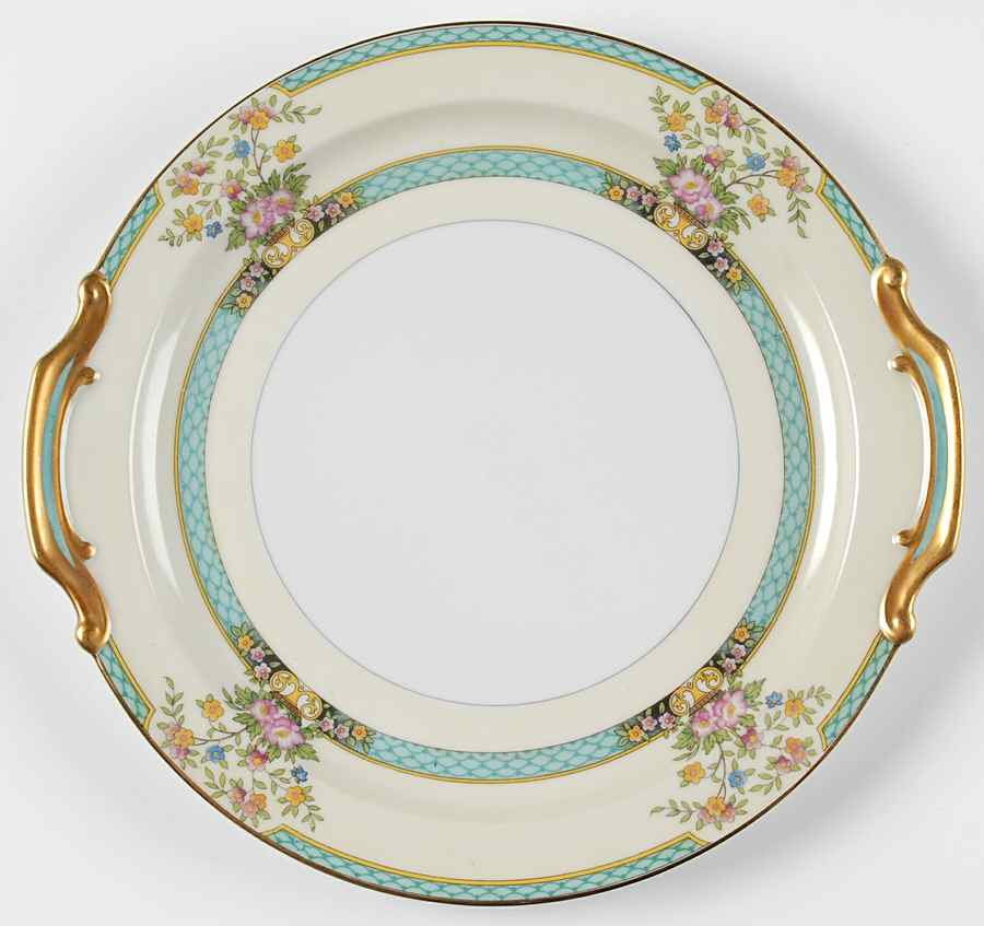 Cyrano Handled Cake Plate by Noritake-1