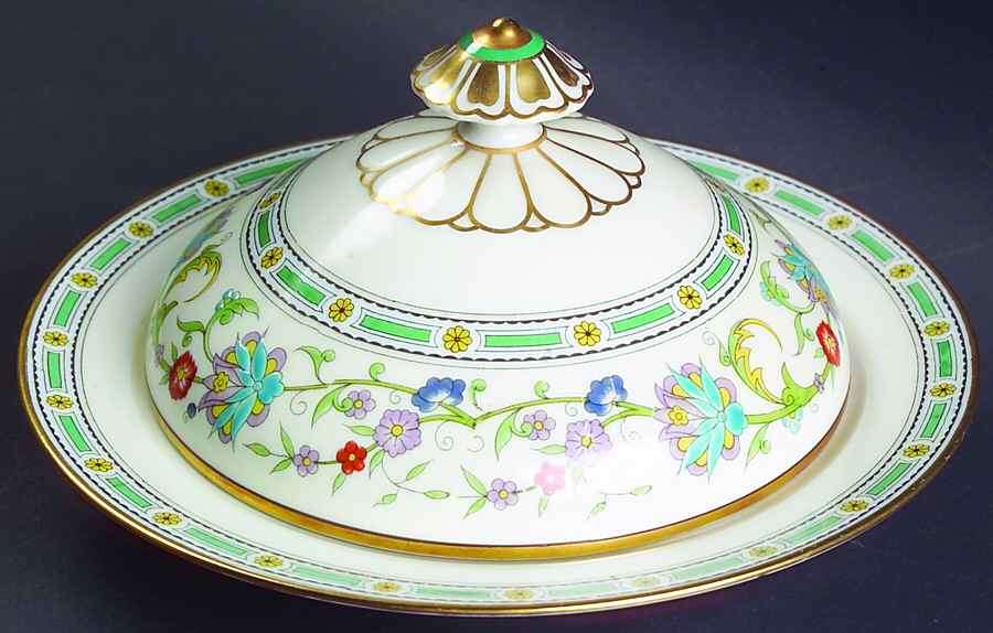 Cyril Round Covered Butter by Noritake-1