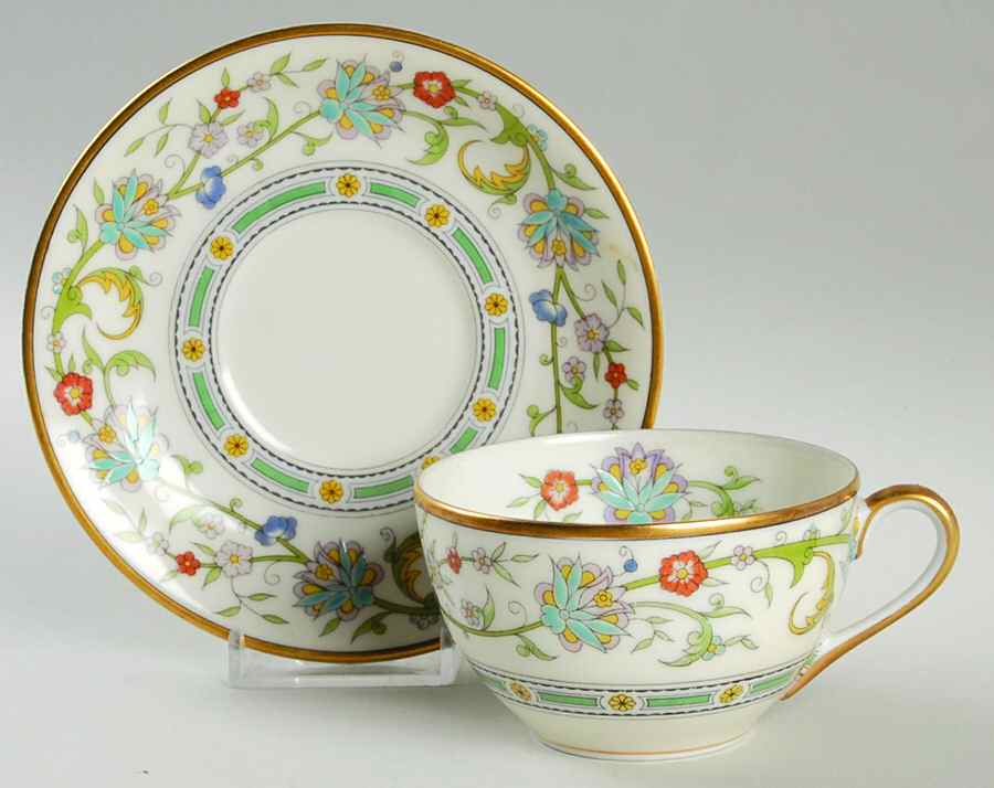 Cyril Flat Cup & Saucer Set by Noritake-1