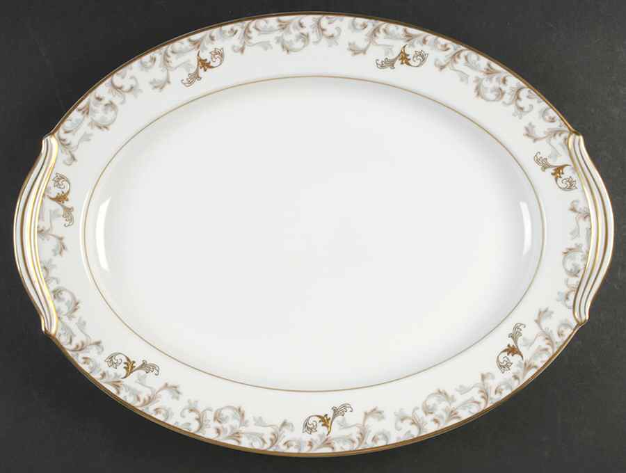 Cyril 16" Oval Serving Platter by Noritake-1