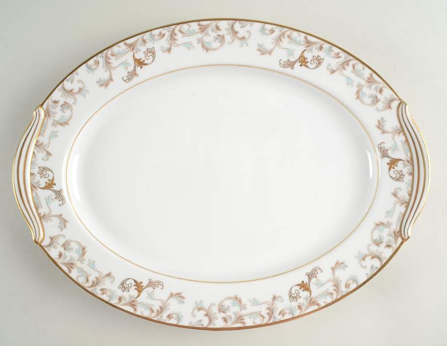 Cyril 13" Oval Serving Platter by Noritake-1
