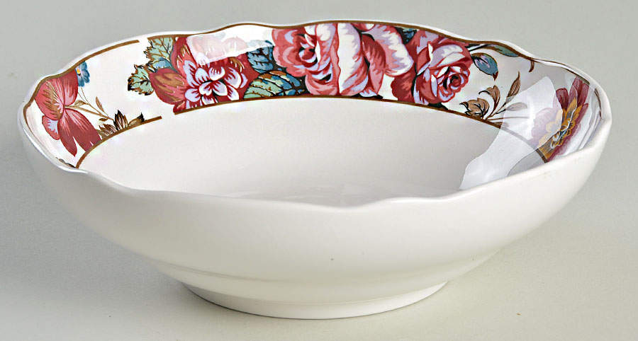Damask Bouquet Fruit/Dessert (Sauce) Bowl by Noritake-1