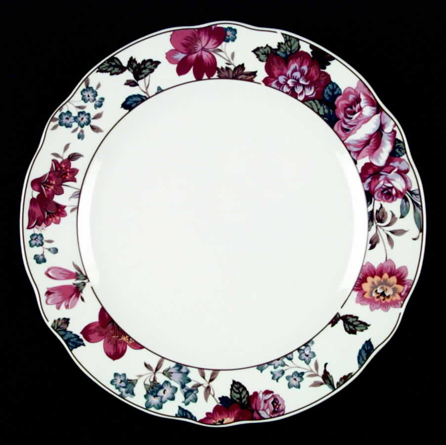 Damask Bouquet Dinner Plate by Noritake-1
