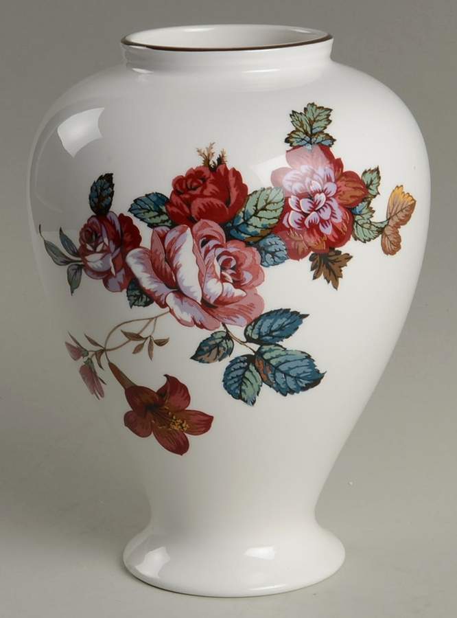 Damask Bouquet 6" Vase by Noritake-1