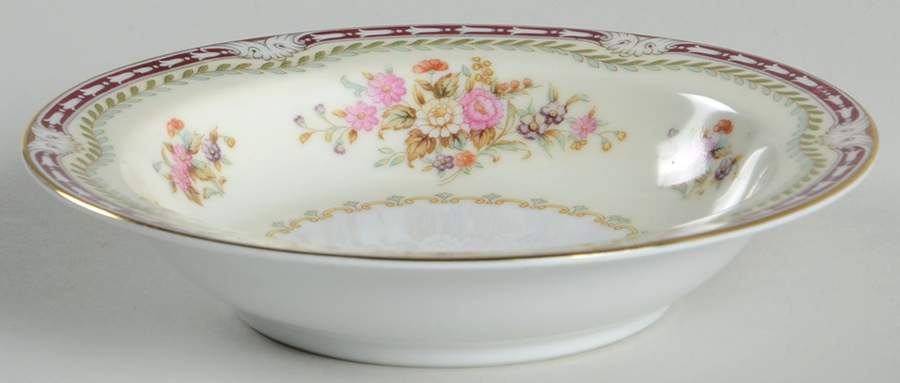 Dahlia Rim Fruit/Dessert (Sauce) Bowl by Noritake-1
