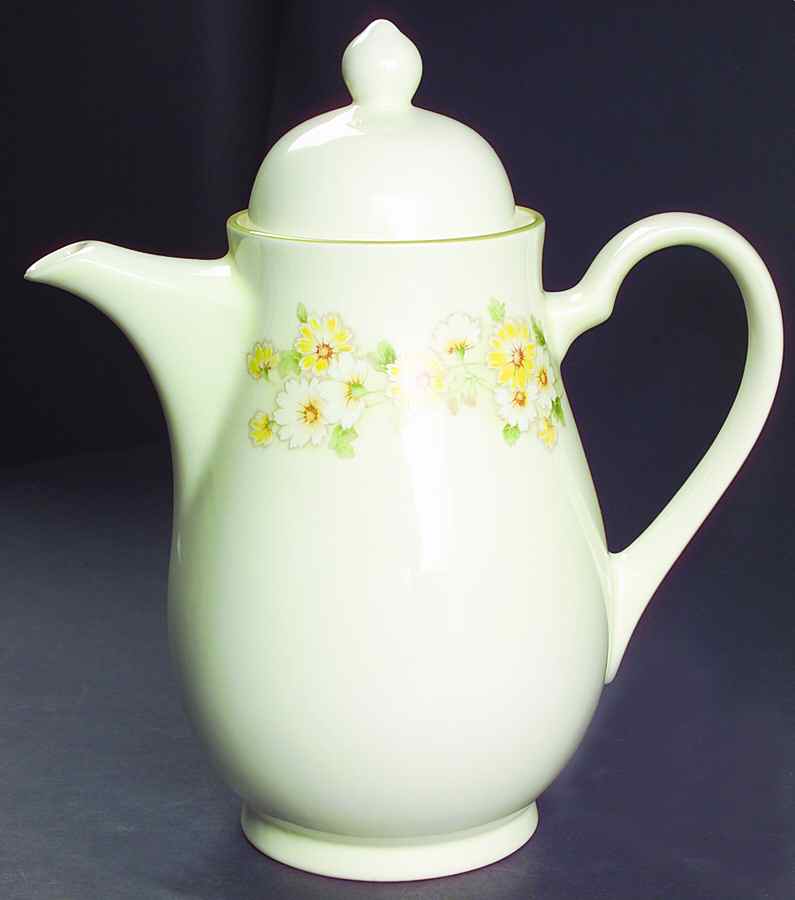 Daisygarland Coffee Pot & Lid by Noritake-1