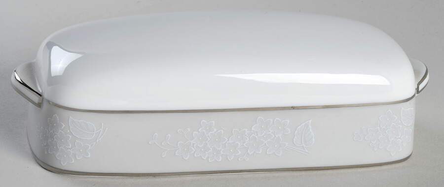 Damask Lid for 1/4 Lb Butter by Noritake-1